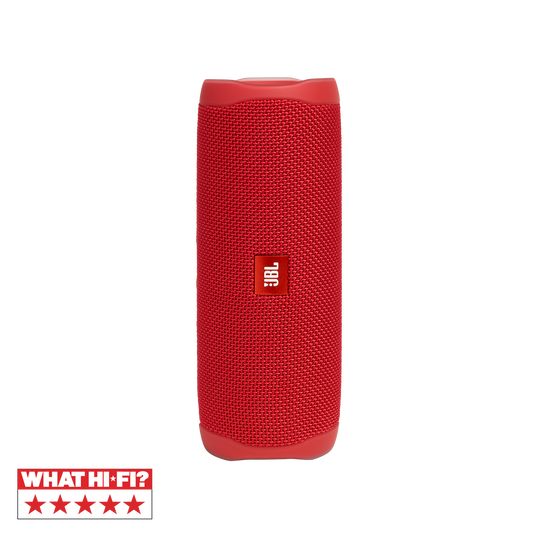 JBL Flip 5 - Red - Portable Waterproof Speaker - Hero